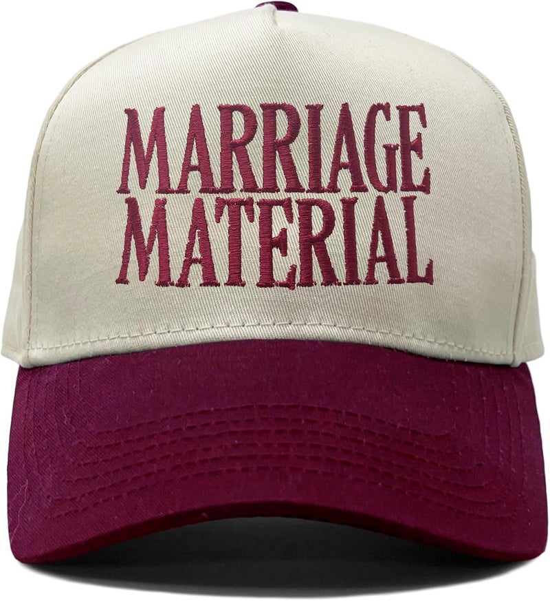 Funky Junque Vintage Canvas Snapback Hat - Adjustable 2 Tone Cap for Men Women - Put It On My, Cowboy, Girl Dad, Funny - Image 1